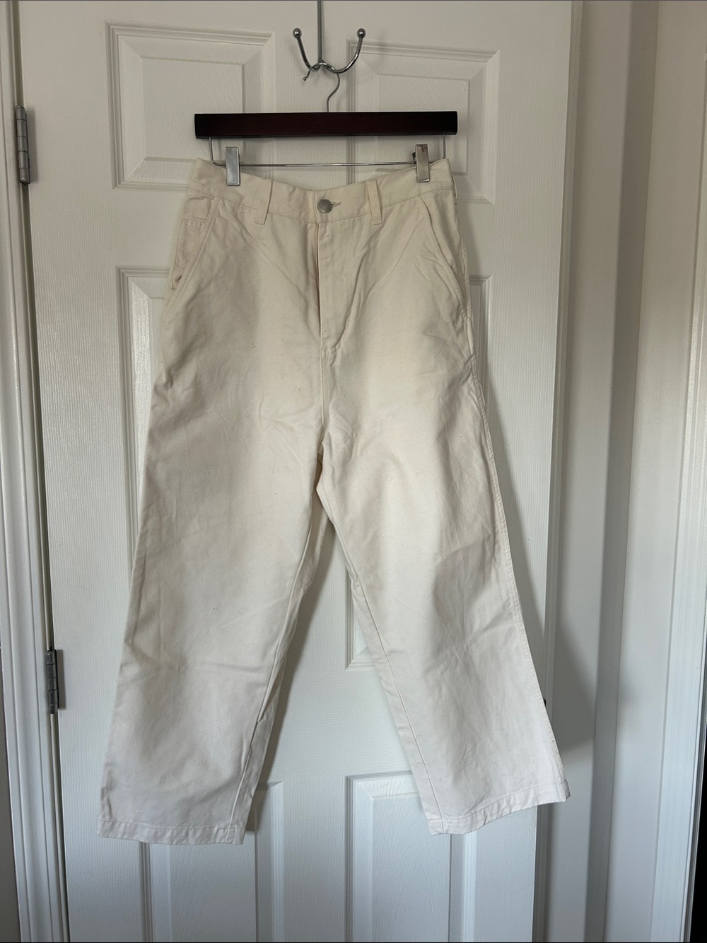 Obey Cream Straight-Leg Pants